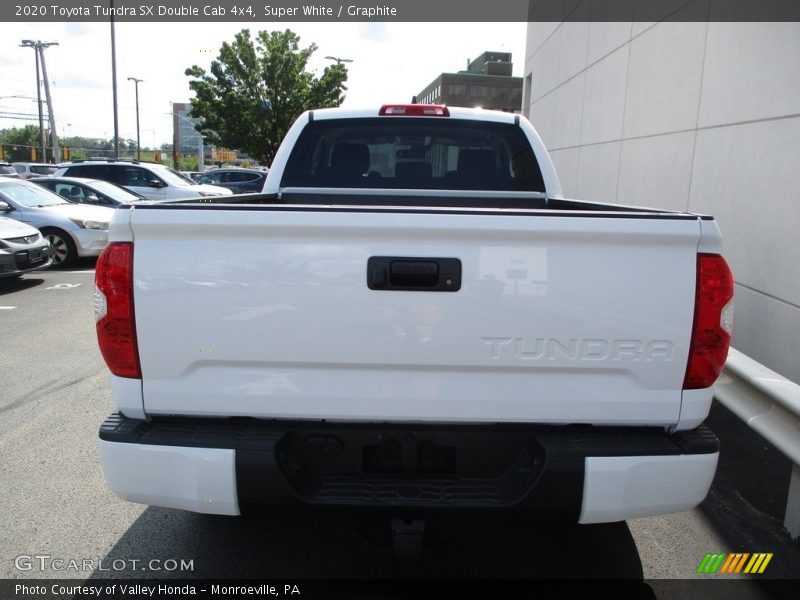 Super White / Graphite 2020 Toyota Tundra SX Double Cab 4x4