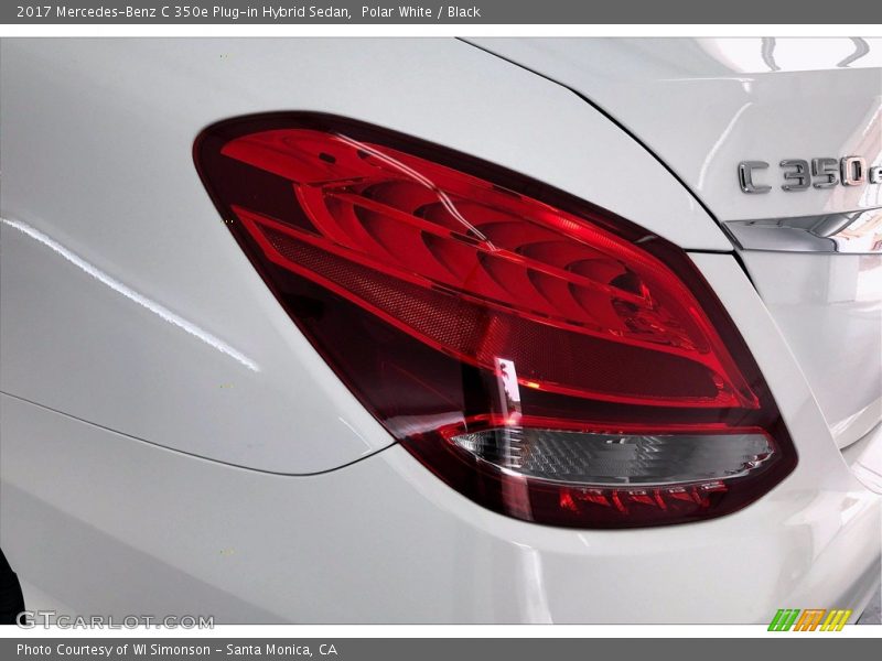 Polar White / Black 2017 Mercedes-Benz C 350e Plug-in Hybrid Sedan