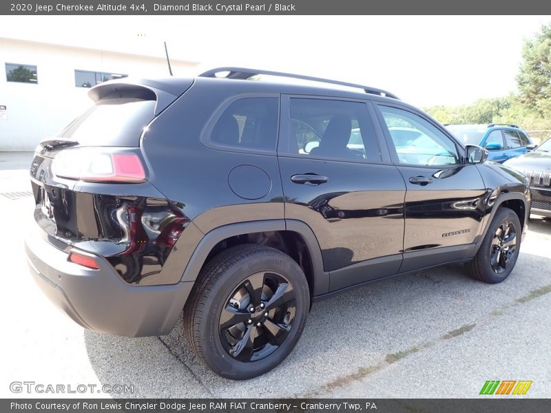 Diamond Black Crystal Pearl / Black 2020 Jeep Cherokee Altitude 4x4