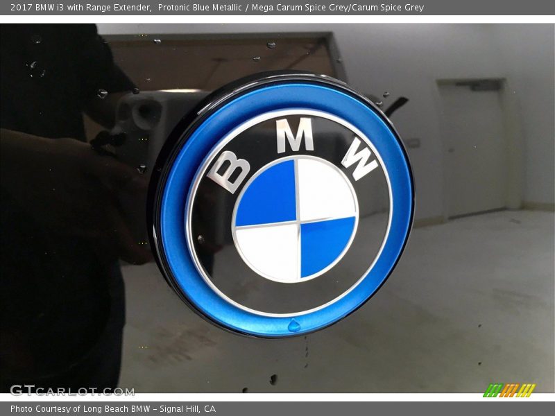 Protonic Blue Metallic / Mega Carum Spice Grey/Carum Spice Grey 2017 BMW i3 with Range Extender
