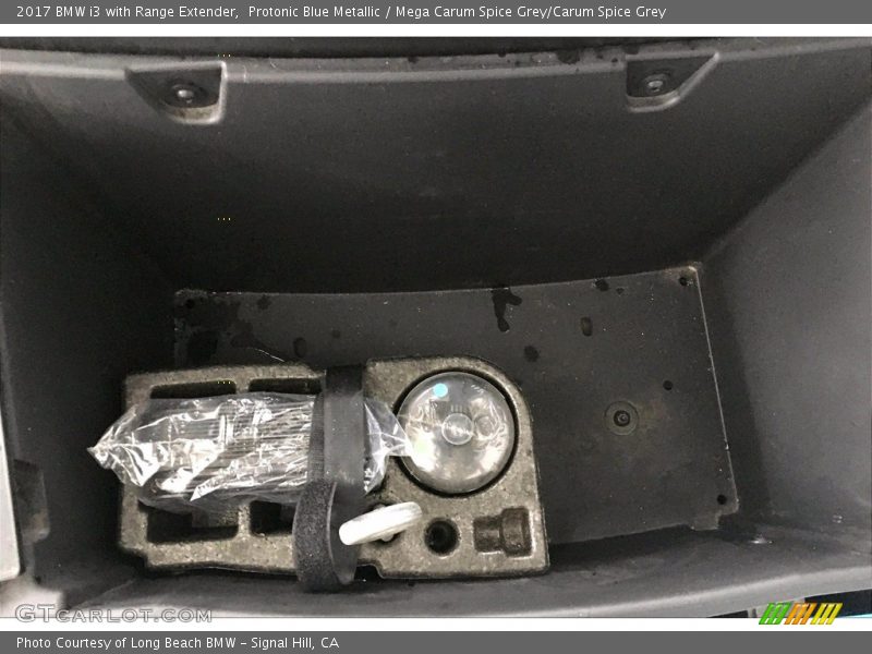 Protonic Blue Metallic / Mega Carum Spice Grey/Carum Spice Grey 2017 BMW i3 with Range Extender