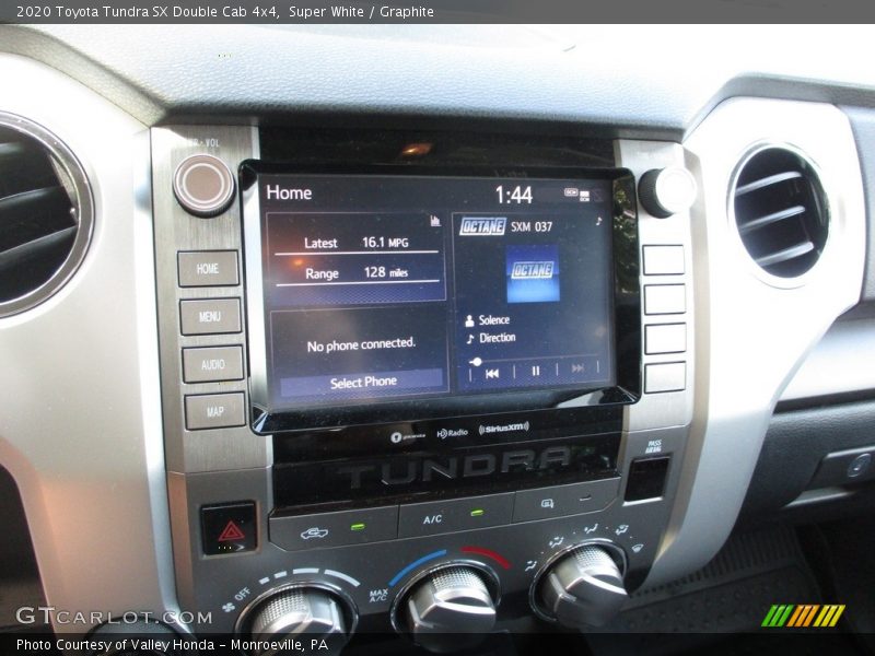 Super White / Graphite 2020 Toyota Tundra SX Double Cab 4x4