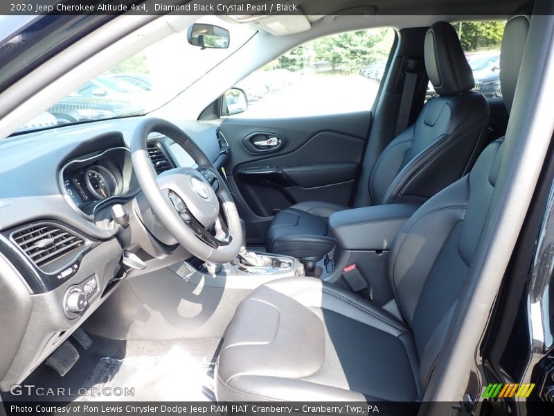 Diamond Black Crystal Pearl / Black 2020 Jeep Cherokee Altitude 4x4