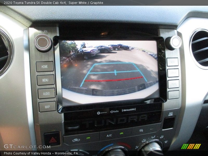 Super White / Graphite 2020 Toyota Tundra SX Double Cab 4x4