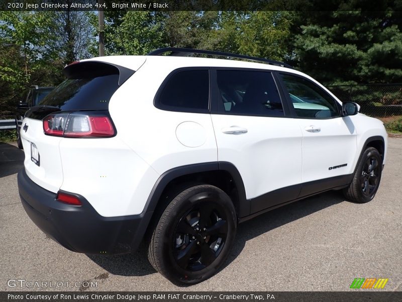 Bright White / Black 2020 Jeep Cherokee Altitude 4x4