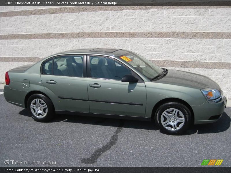 Silver Green Metallic / Neutral Beige 2005 Chevrolet Malibu Sedan