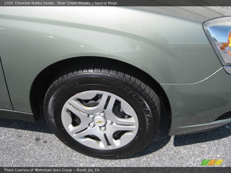 Silver Green Metallic / Neutral Beige 2005 Chevrolet Malibu Sedan