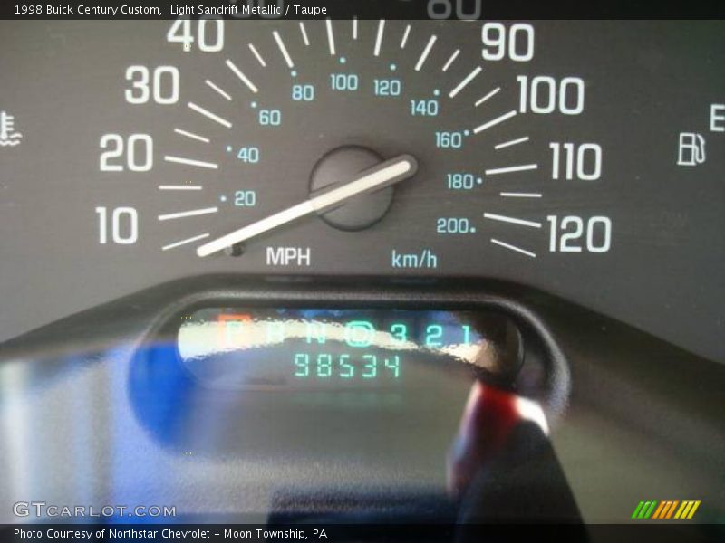 Light Sandrift Metallic / Taupe 1998 Buick Century Custom