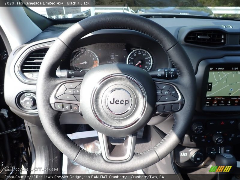 Black / Black 2020 Jeep Renegade Limited 4x4