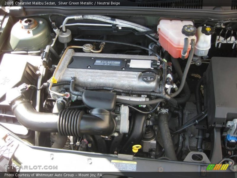 Silver Green Metallic / Neutral Beige 2005 Chevrolet Malibu Sedan