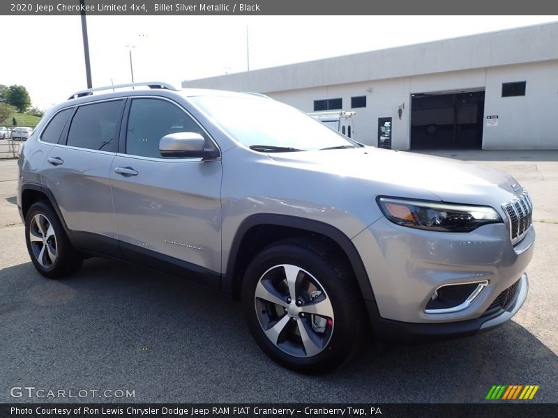 Billet Silver Metallic / Black 2020 Jeep Cherokee Limited 4x4