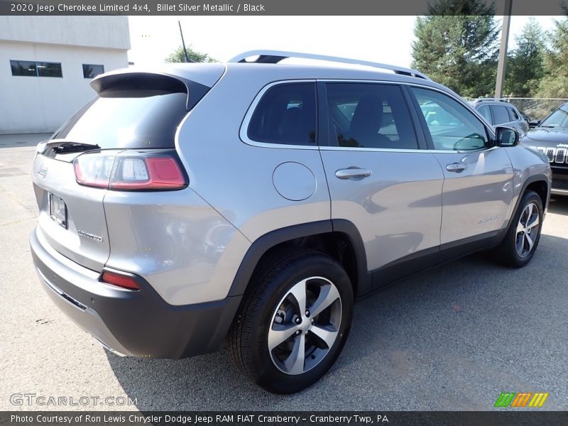 Billet Silver Metallic / Black 2020 Jeep Cherokee Limited 4x4