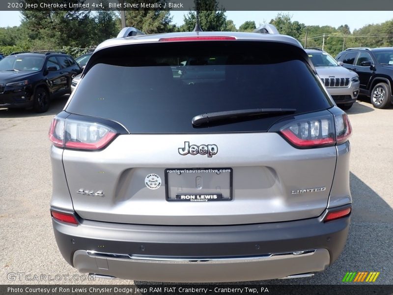 Billet Silver Metallic / Black 2020 Jeep Cherokee Limited 4x4