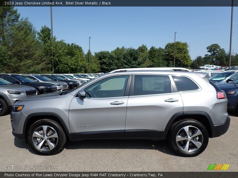 Billet Silver Metallic / Black 2020 Jeep Cherokee Limited 4x4