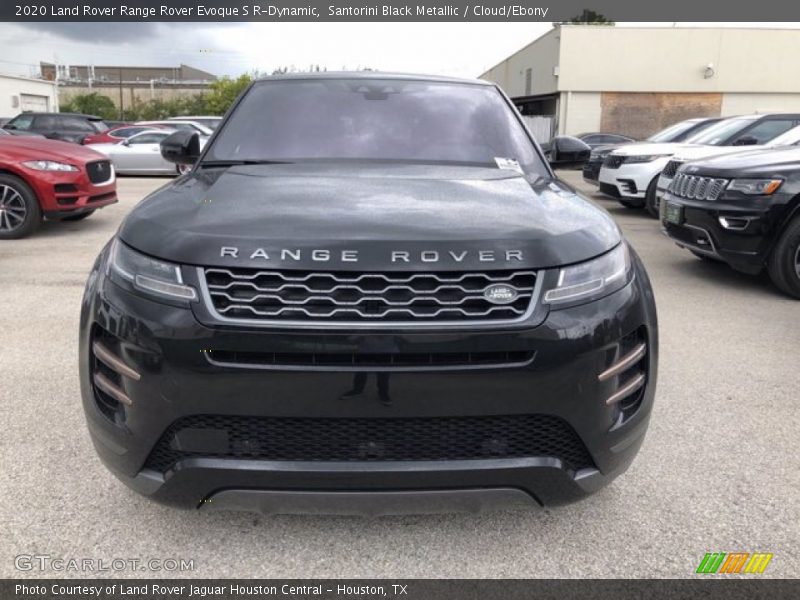 Santorini Black Metallic / Cloud/Ebony 2020 Land Rover Range Rover Evoque S R-Dynamic