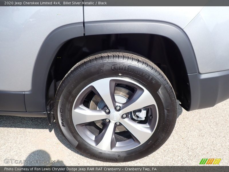Billet Silver Metallic / Black 2020 Jeep Cherokee Limited 4x4