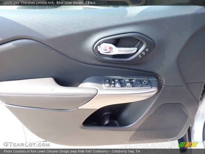 Billet Silver Metallic / Black 2020 Jeep Cherokee Limited 4x4