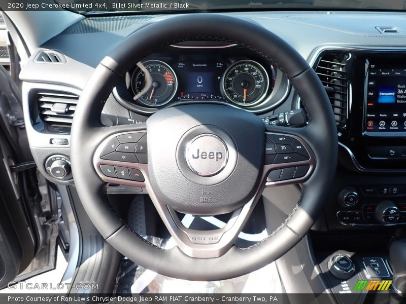 Billet Silver Metallic / Black 2020 Jeep Cherokee Limited 4x4