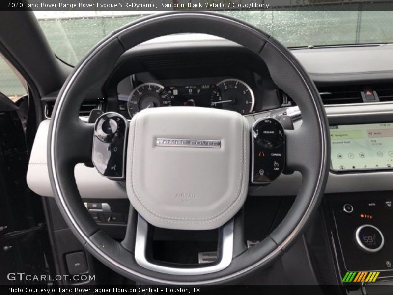 Santorini Black Metallic / Cloud/Ebony 2020 Land Rover Range Rover Evoque S R-Dynamic