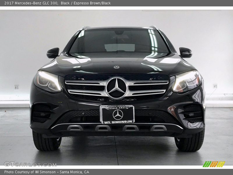 Black / Espresso Brown/Black 2017 Mercedes-Benz GLC 300