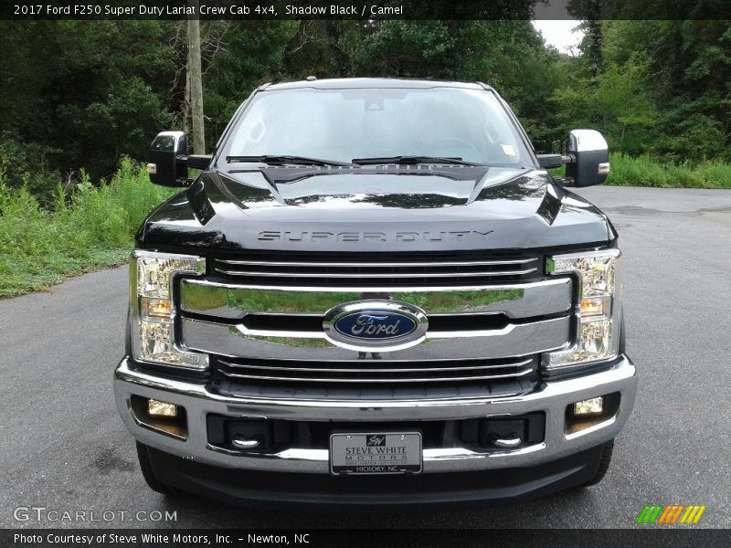 Shadow Black / Camel 2017 Ford F250 Super Duty Lariat Crew Cab 4x4