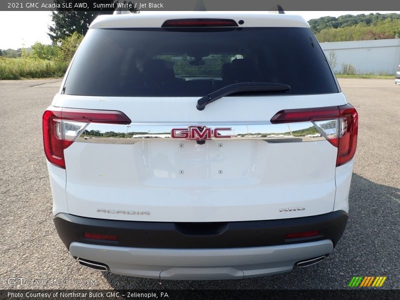 Summit White / Jet Black 2021 GMC Acadia SLE AWD