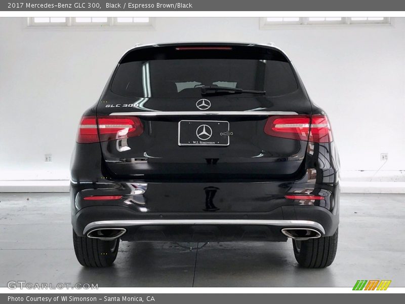 Black / Espresso Brown/Black 2017 Mercedes-Benz GLC 300