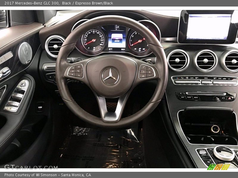 Black / Espresso Brown/Black 2017 Mercedes-Benz GLC 300