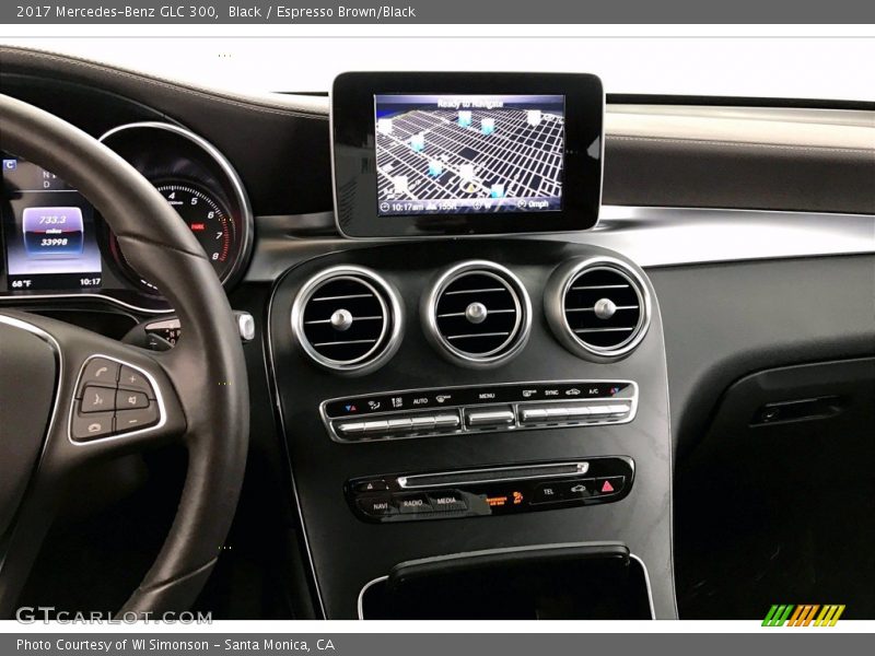 Black / Espresso Brown/Black 2017 Mercedes-Benz GLC 300