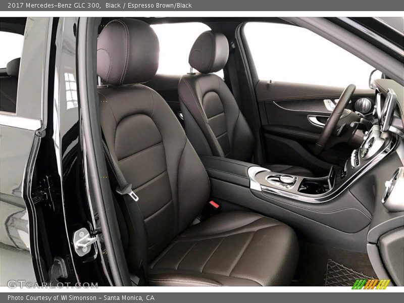 Black / Espresso Brown/Black 2017 Mercedes-Benz GLC 300