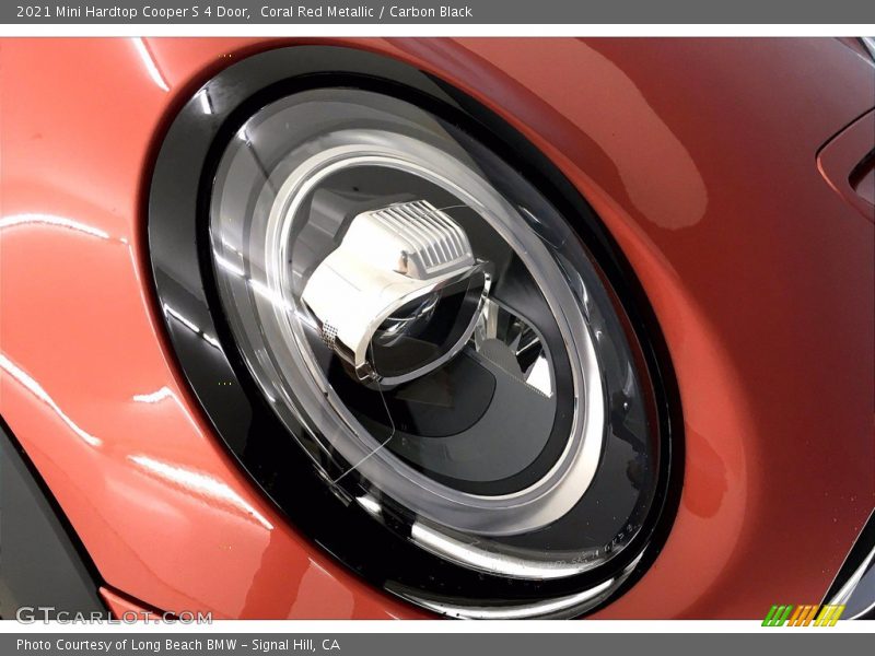 Coral Red Metallic / Carbon Black 2021 Mini Hardtop Cooper S 4 Door