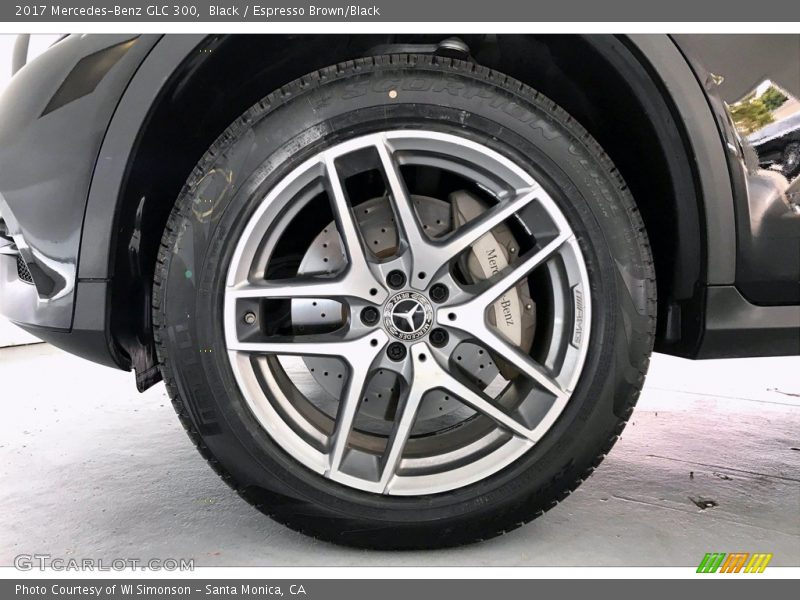 Black / Espresso Brown/Black 2017 Mercedes-Benz GLC 300