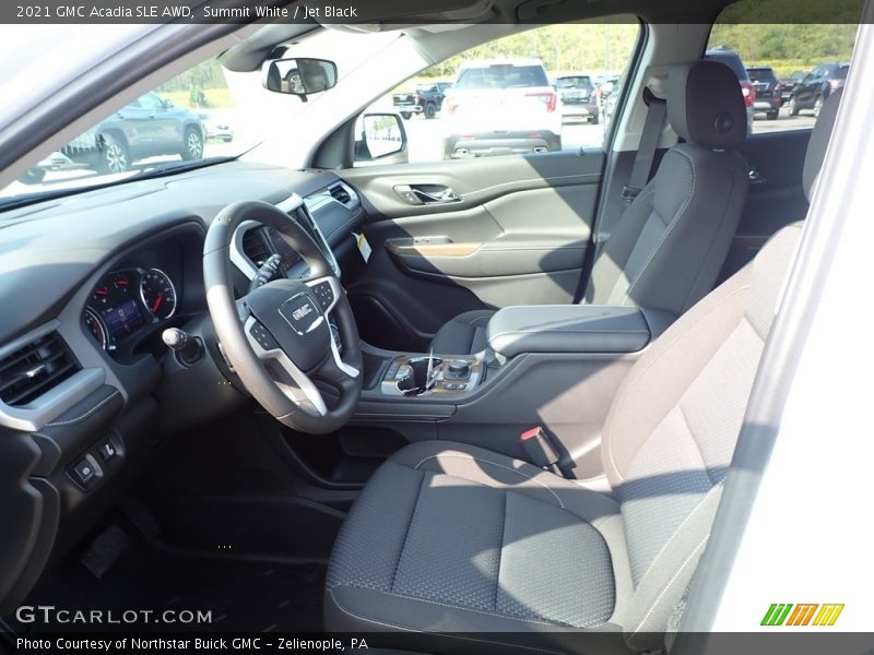 Summit White / Jet Black 2021 GMC Acadia SLE AWD