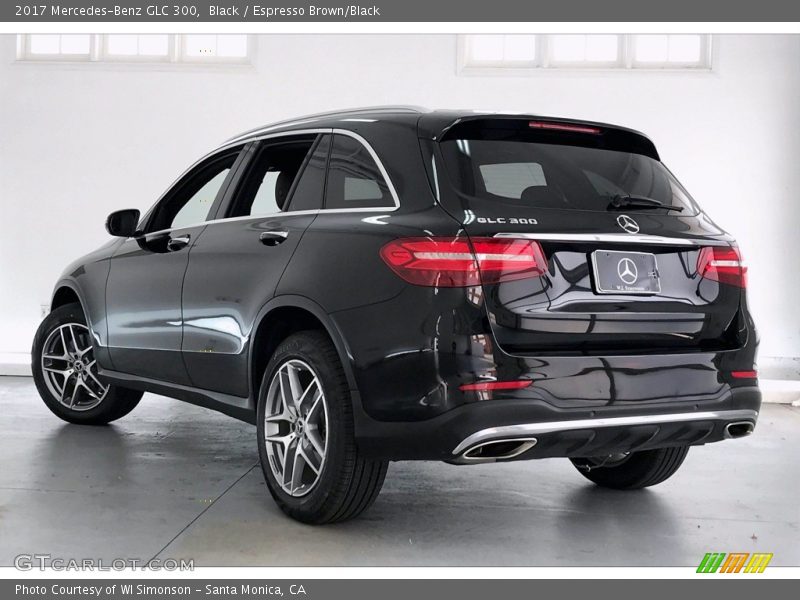 Black / Espresso Brown/Black 2017 Mercedes-Benz GLC 300