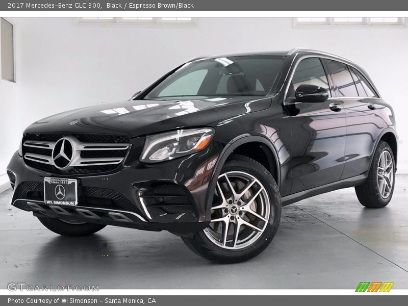 Black / Espresso Brown/Black 2017 Mercedes-Benz GLC 300