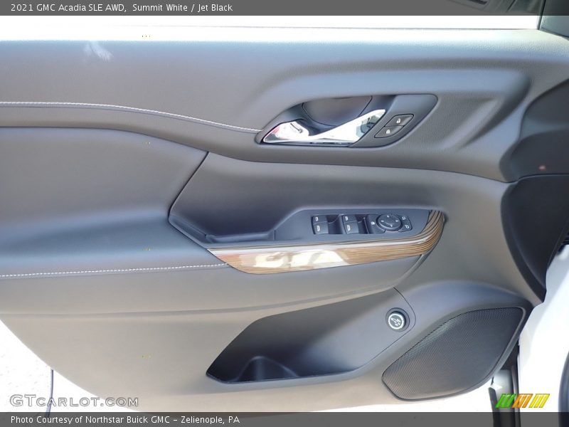 Summit White / Jet Black 2021 GMC Acadia SLE AWD
