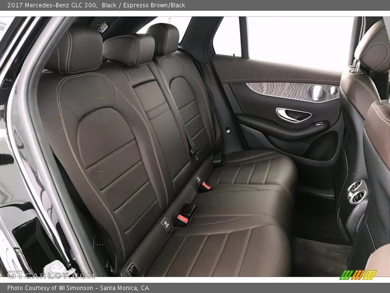 Black / Espresso Brown/Black 2017 Mercedes-Benz GLC 300