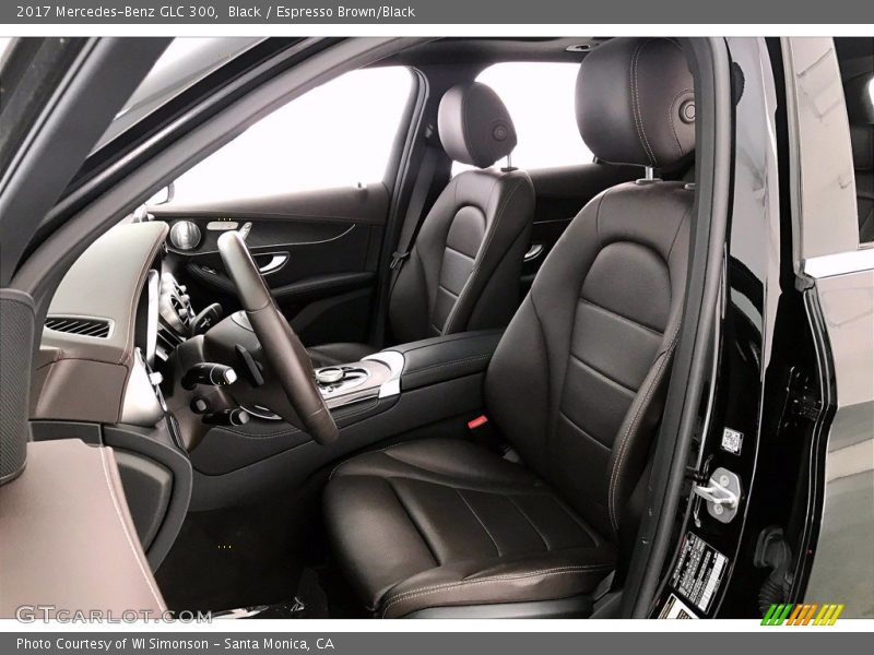 Black / Espresso Brown/Black 2017 Mercedes-Benz GLC 300