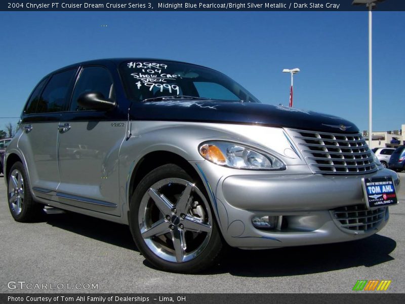Midnight Blue Pearlcoat/Bright Silver Metallic / Dark Slate Gray 2004 Chrysler PT Cruiser Dream Cruiser Series 3