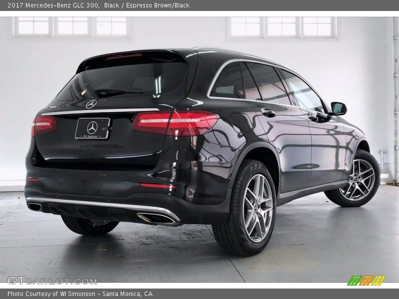 Black / Espresso Brown/Black 2017 Mercedes-Benz GLC 300