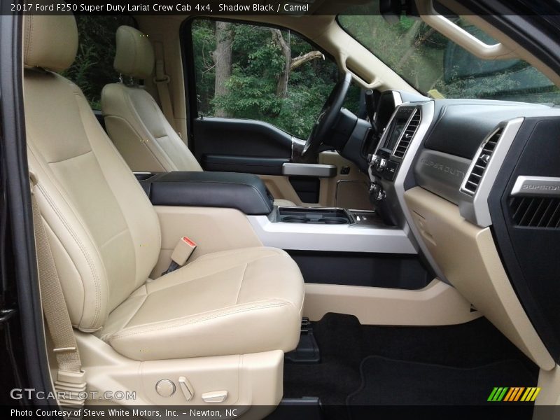 Shadow Black / Camel 2017 Ford F250 Super Duty Lariat Crew Cab 4x4