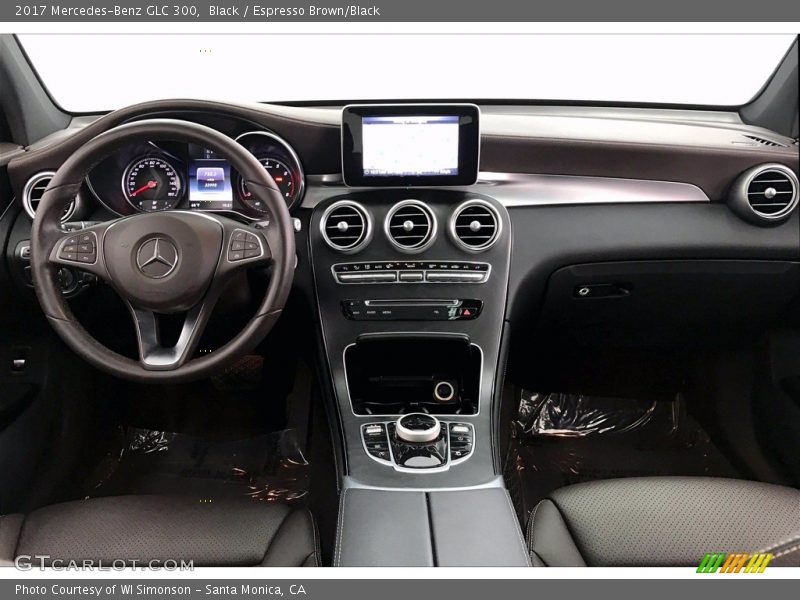 Black / Espresso Brown/Black 2017 Mercedes-Benz GLC 300