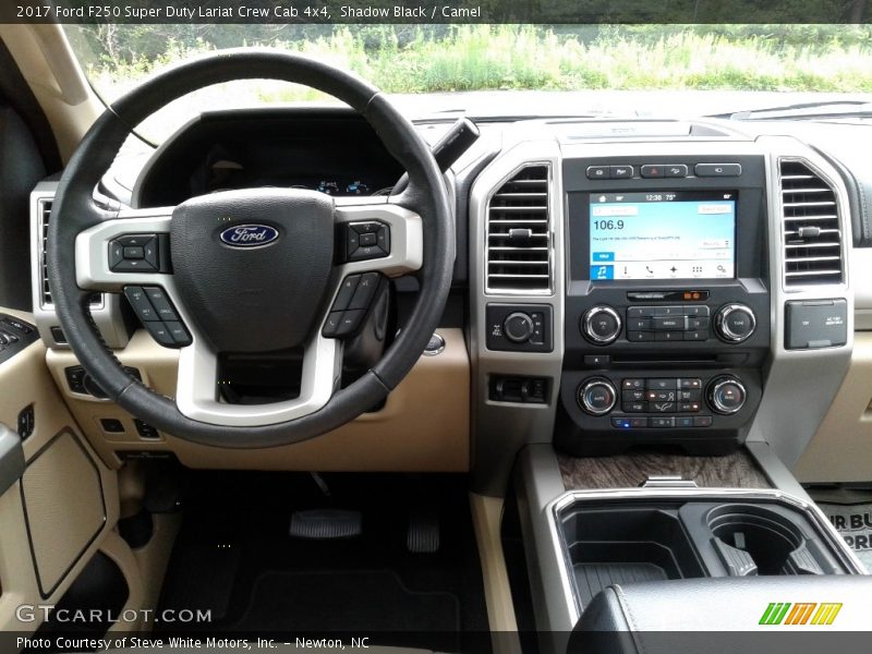 Shadow Black / Camel 2017 Ford F250 Super Duty Lariat Crew Cab 4x4