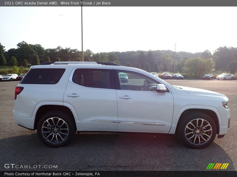 White Frost Tricoat / Jet Black 2021 GMC Acadia Denali AWD
