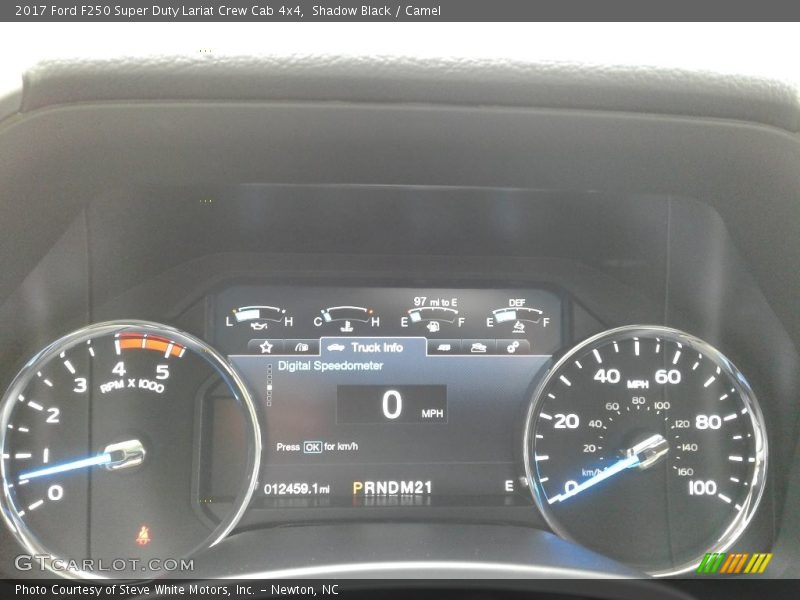 Shadow Black / Camel 2017 Ford F250 Super Duty Lariat Crew Cab 4x4