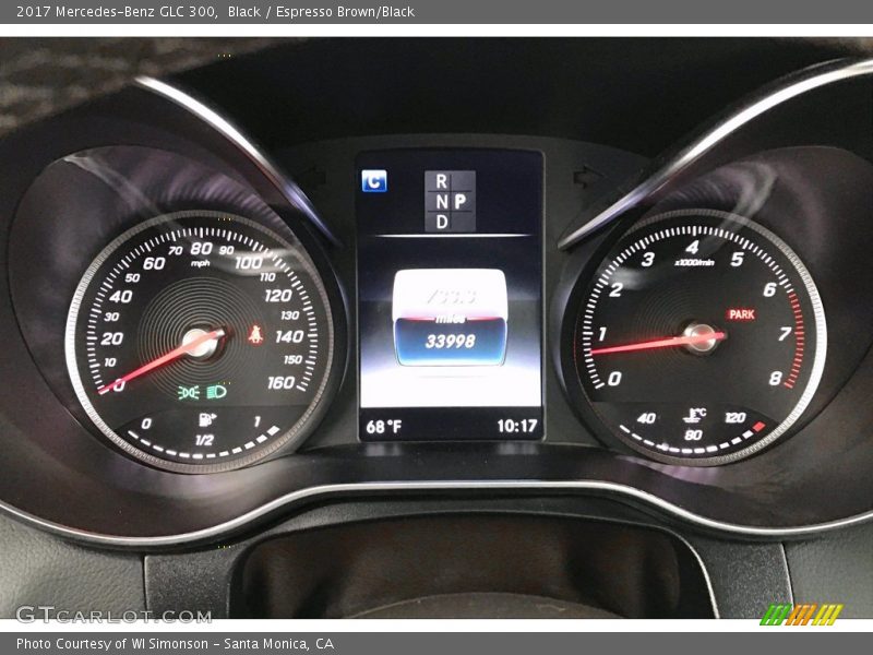 Black / Espresso Brown/Black 2017 Mercedes-Benz GLC 300