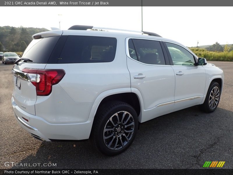 White Frost Tricoat / Jet Black 2021 GMC Acadia Denali AWD