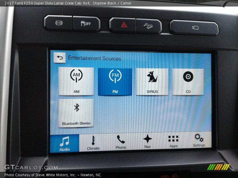 Shadow Black / Camel 2017 Ford F250 Super Duty Lariat Crew Cab 4x4