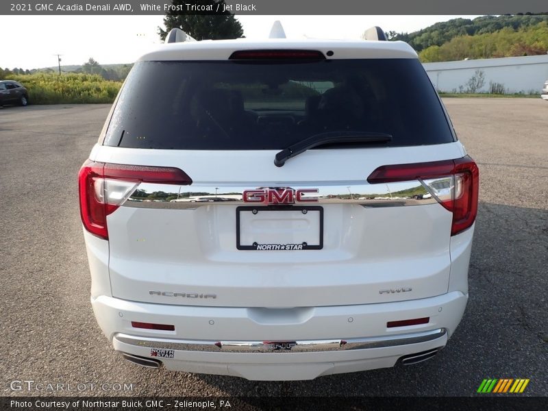 White Frost Tricoat / Jet Black 2021 GMC Acadia Denali AWD