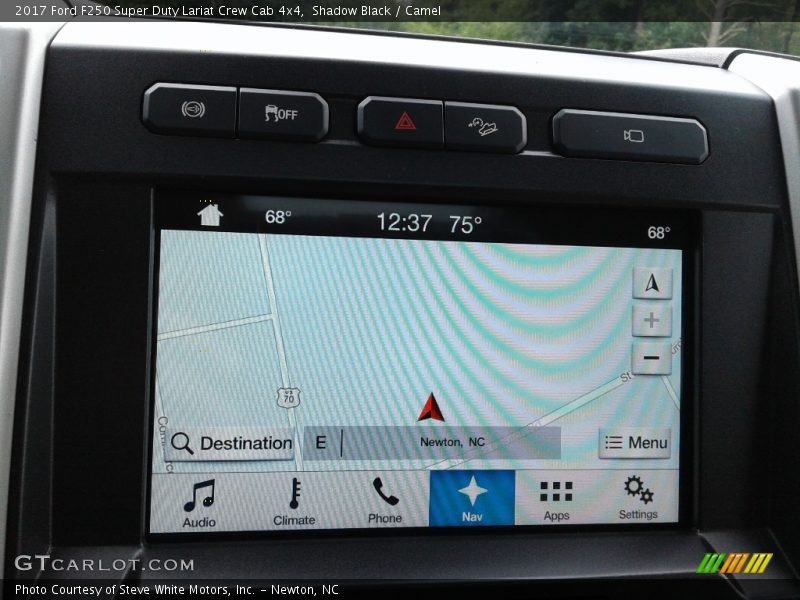 Shadow Black / Camel 2017 Ford F250 Super Duty Lariat Crew Cab 4x4